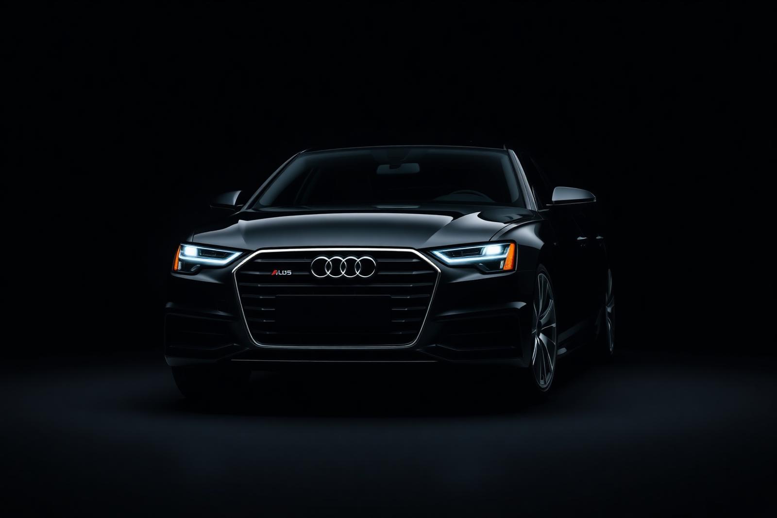 Audi A6 u tamnom studiju